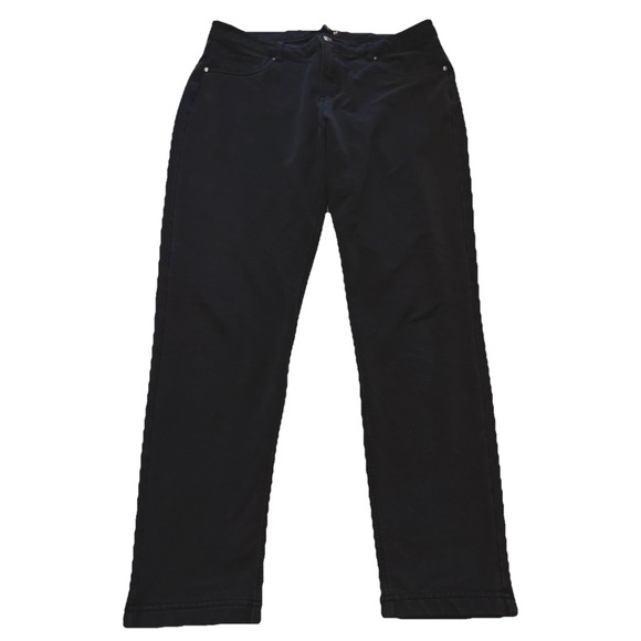 Like An angel Jeans Black Women's Plus Size 2X Womens Solid Regular Pocket Zip - Picture 1 of 8